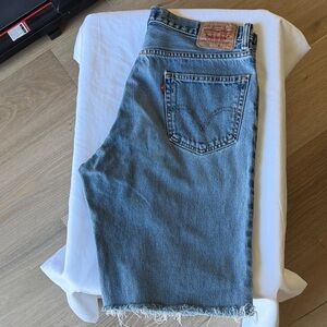 Levi's Classic Blue Denim Shorts